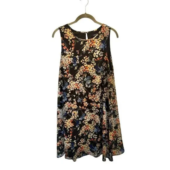 Tommy Hilfiger floral flowy dress size 12 - Picture 1 of 4